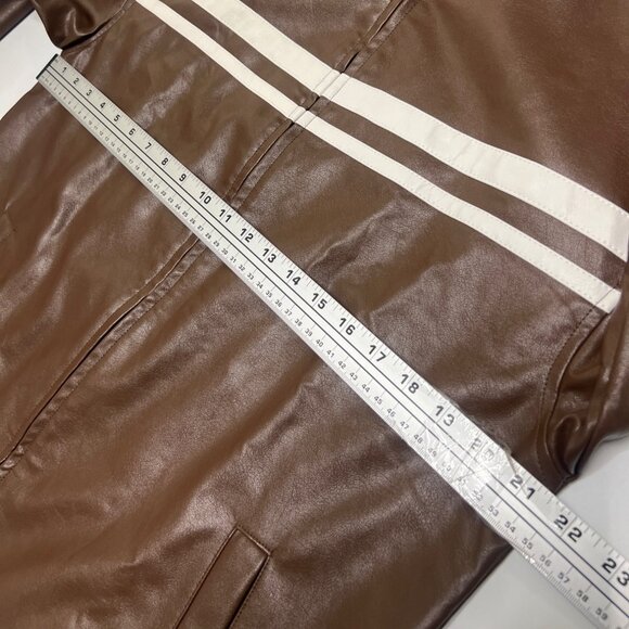 Oversize Brown Jacket Women Y2K Fashion Jacket Size Medium - Picture 7 of 13